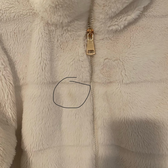 Ci Sono Vanilla Luxurious Faux Fur Coat Short Cream Chic Mobwife Winter Warm - Picture 10 of 10